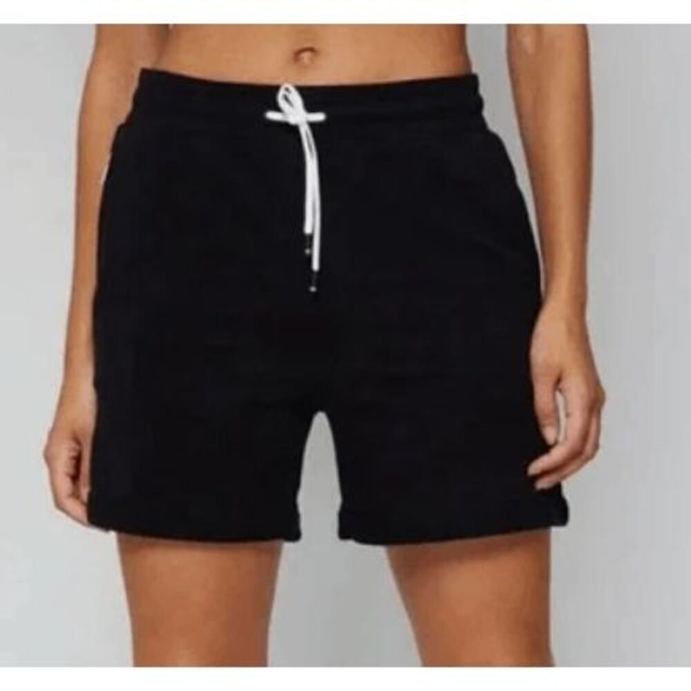 FourLaps NWT size 2XL black terry Shorts 5" inseam